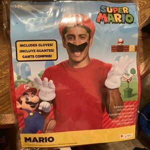 Super Mario Costume Set with Gloves